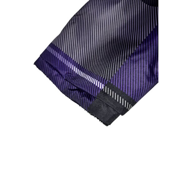 ZeroXposur Womens XL Reversible Jacket Purple Plaid Black Fleece Zip Up (Flaw) - Picture 4 of 10